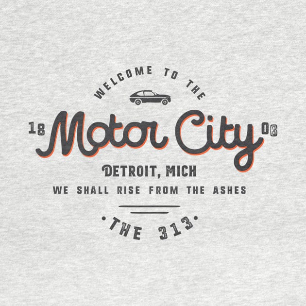 The Motor City Detroit Michigan by derekcreates